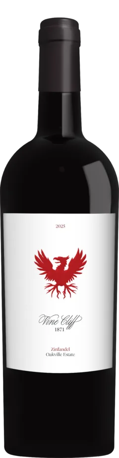 Vine Cliff 1871 ZINFANDEL BOTTLE DARK EDGES